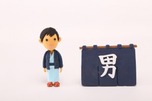 旅館での浴衣の着方 男の場合